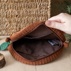 Studio Ghibli My Neighbor Totoro Maruta Log-Style Round Pouch (L) Japan