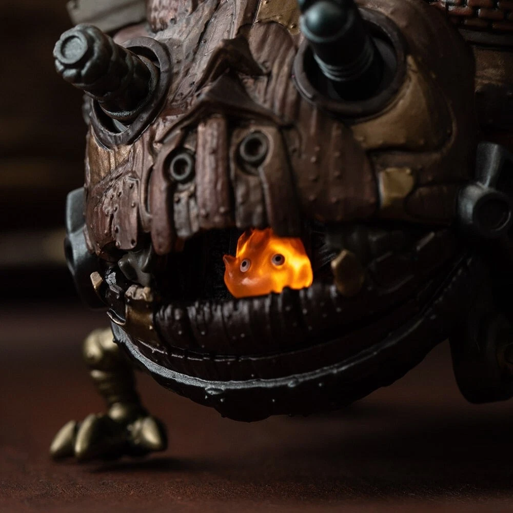 Studio Ghibli Howl’s Moving Castle Motorised Walking Figure Light Up Calcifer
