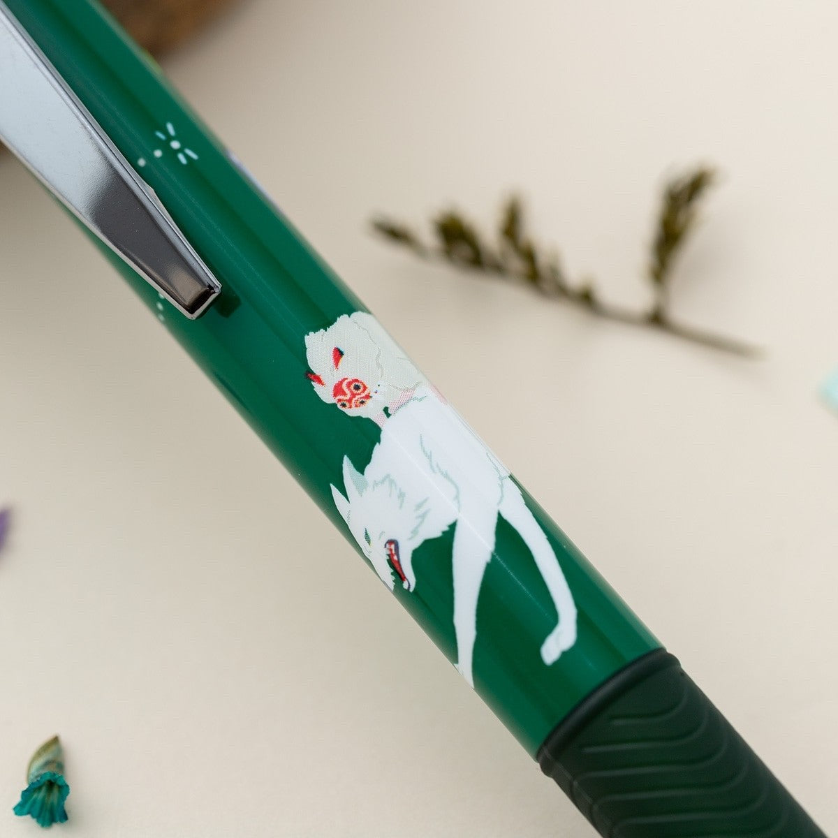 Studio Ghibli Princess Mononoke EnerGel Pen – San, Wolves & Kodama Design