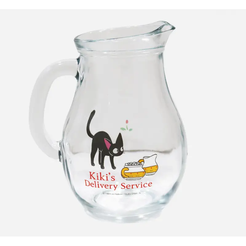 Studio Ghibli Kiki’s Delivery Service Glass Jug – Jiji Design 1500ml Pitcher