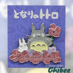 Studio Ghibli My Neighbor Totoro - Large & Small Totoro Metal Brooch