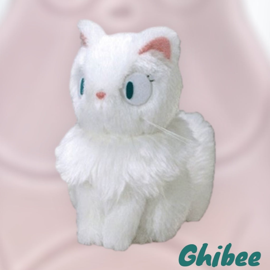 Studio Ghibli Kiki’s Delivery Service Plush – White Cat Lily (S) 16cm K-8665