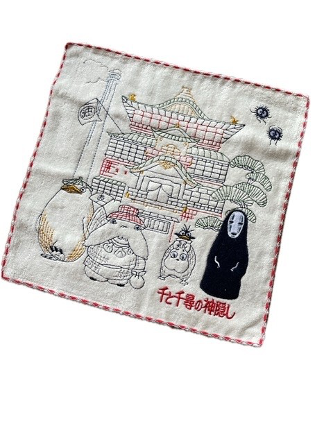 Studio Ghibli Mini Towel 25x25cm 100% Cotton Totoro Laputa & More Japan