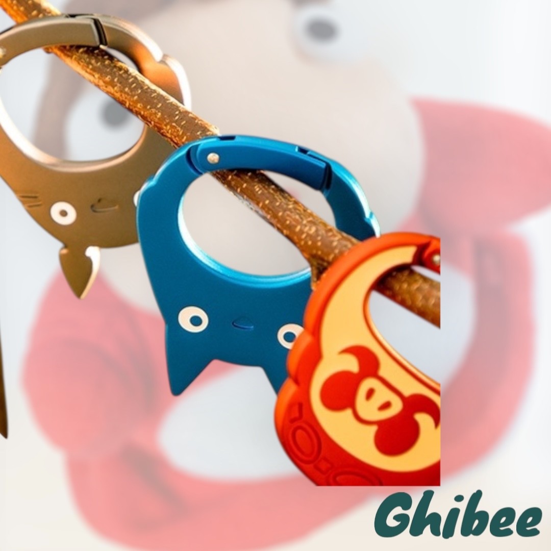 Studio Ghibli GBL Face Carabiner Clip Totoro Calcifer Ponyo No Face Keychain