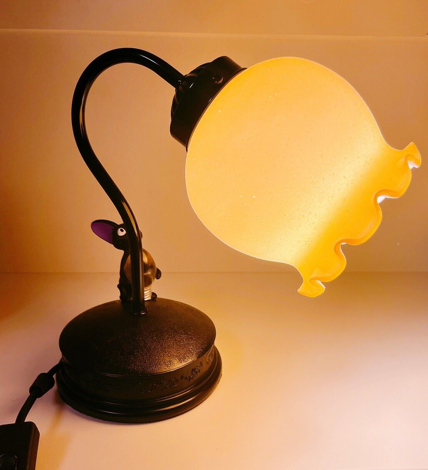 Studio Ghibli Kiki’s Delivery Service Table Lamp – Jiji with Light Bulb Scene