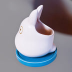 Studio Ghibli Planter - Small Totoro Planter “Chijimi” with Blue Saucer Rare