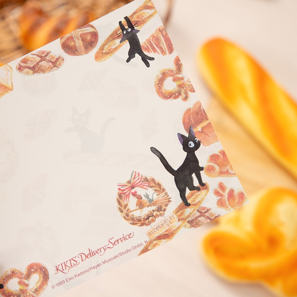Studio Ghibli Kiki’s Delivery Service Bread Memo Set Memo Pad & Sticky Notes