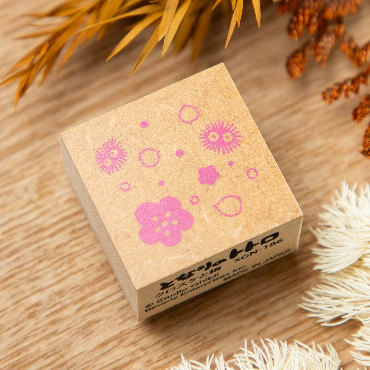 Studio Ghibli Stamp Set Totoro Kiki Jiji Spirited Away Rubber Stamps Japan