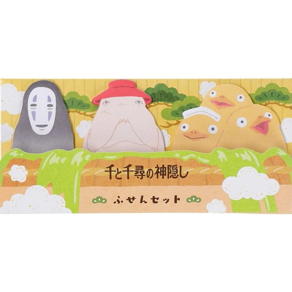 Studio Ghibli Spirited Away Stationery Set – EnerGel Pen + Sticky Notes