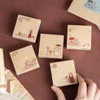 Studio Ghibli Stamp Set Totoro Kiki Jiji Spirited Away Rubber Stamps Japan