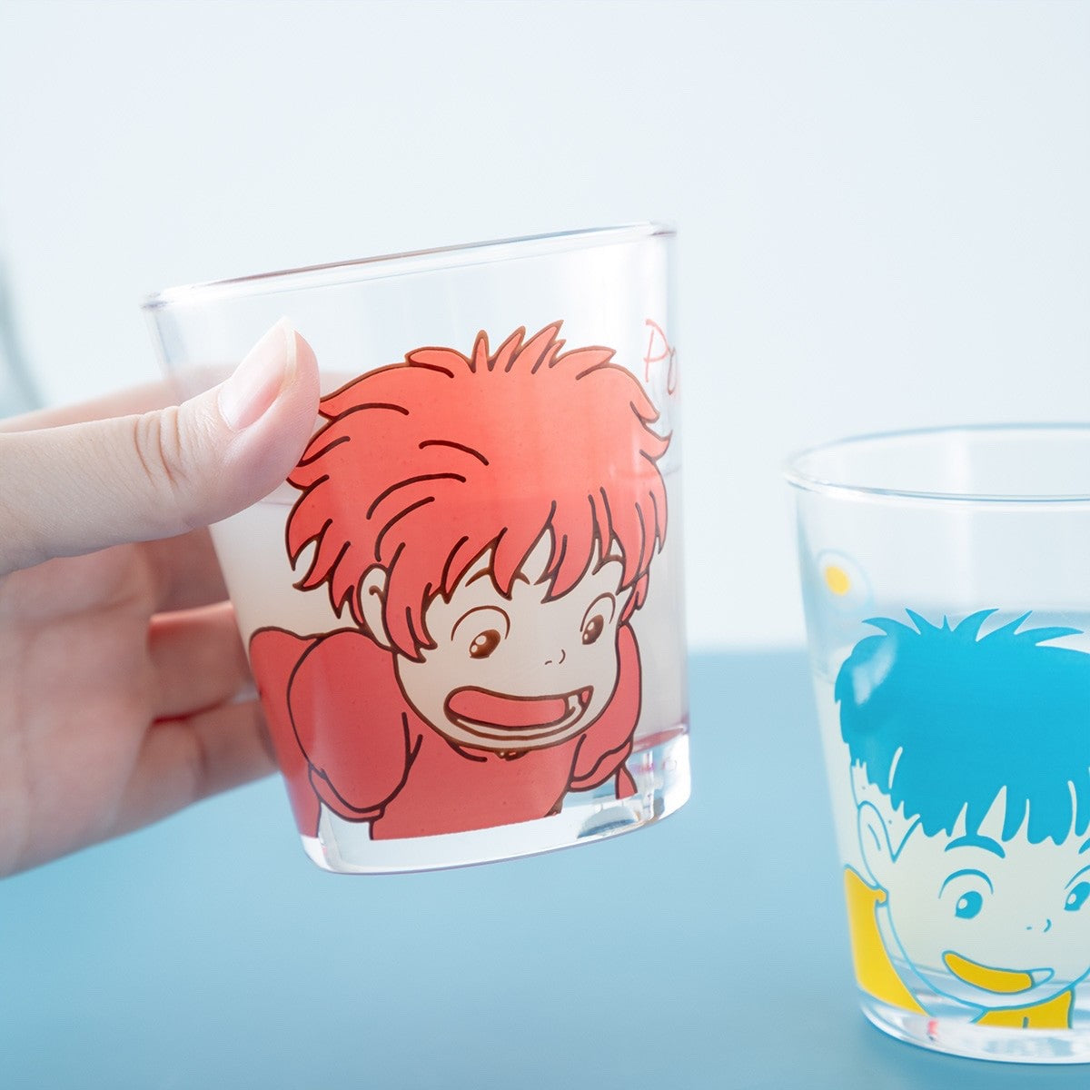 Studio Ghibli Ponyo & Sosuke Pair Glasses Set – Ramen Design  Made in Japan