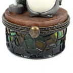 Studio Ghibli Totoro Bus Stop Scene Trinket Box Diorama Rare Collectable