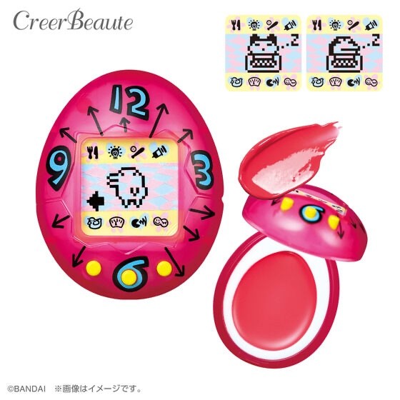 Bandai Tamagotchi Lip & Cheek Balm Retro Vintage Makeup Collection 4 Types