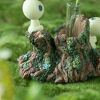 Studio Ghibli Princess Mononoke Kodama Glow Dark Mini Vase Anime Decor Gift