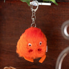 Studio Ghibli Howl’s Moving Castle Calcifer Plush Keychain Mascot Japan