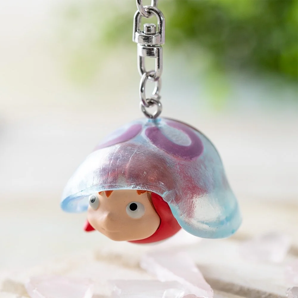 Studio Ghibli Official 3D 360 Keyring Character Charm Howl Ponyo 9 Styles Japan
