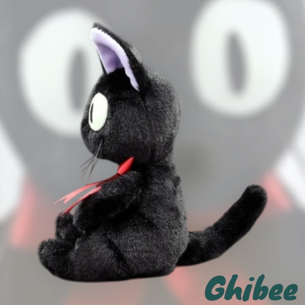 Studio Ghibli Kiki’s Delivery Service “Fluffy Sitting Jiji” Plush Toy S Size – S