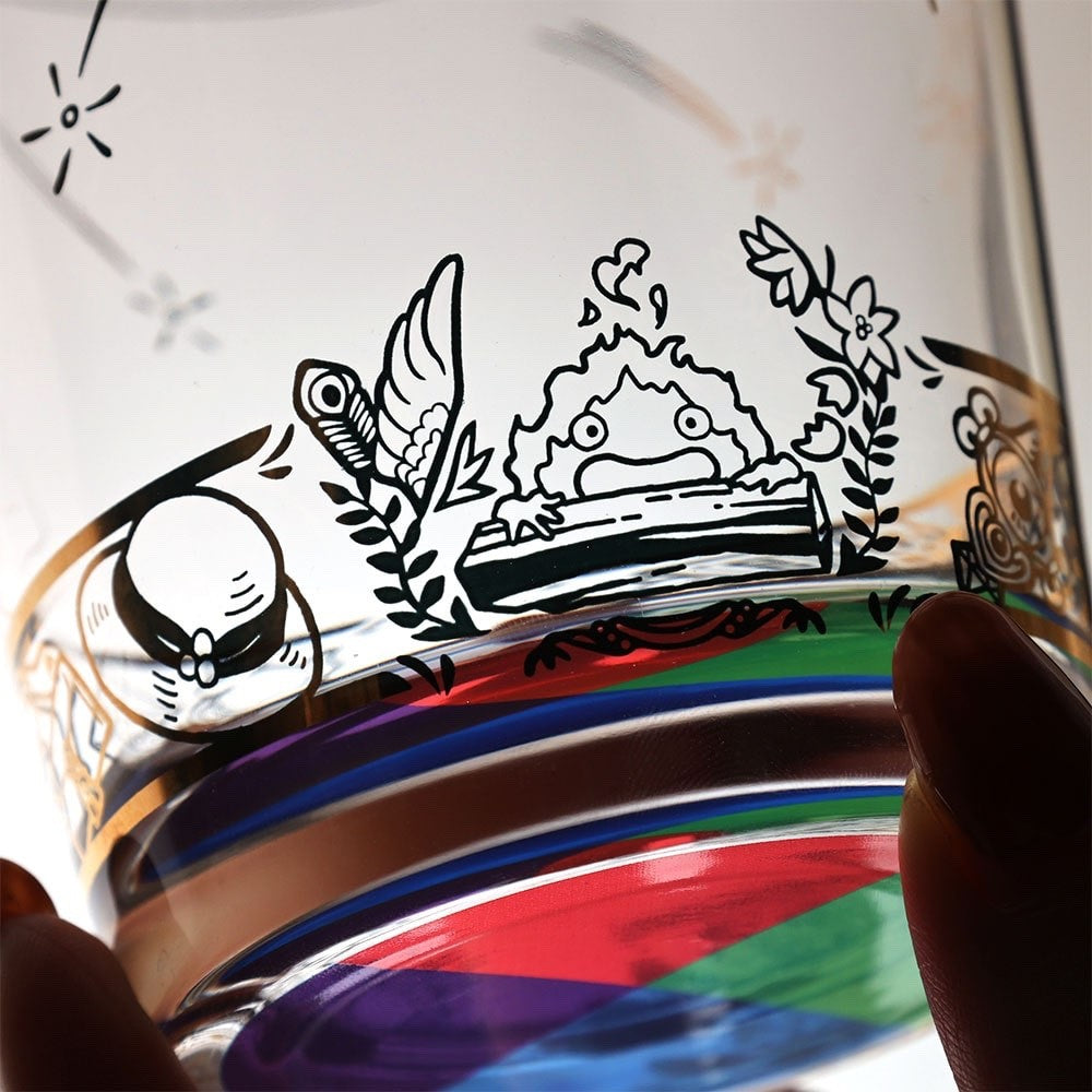 Studio Ghibli Howl’s Moving Castle Magical Disc Glass A 270ml Japan Exclusive