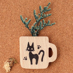 Studio Ghibli Kiki’s Delivery Service Jiji Mug Wooden Magnet – Donguri Closet