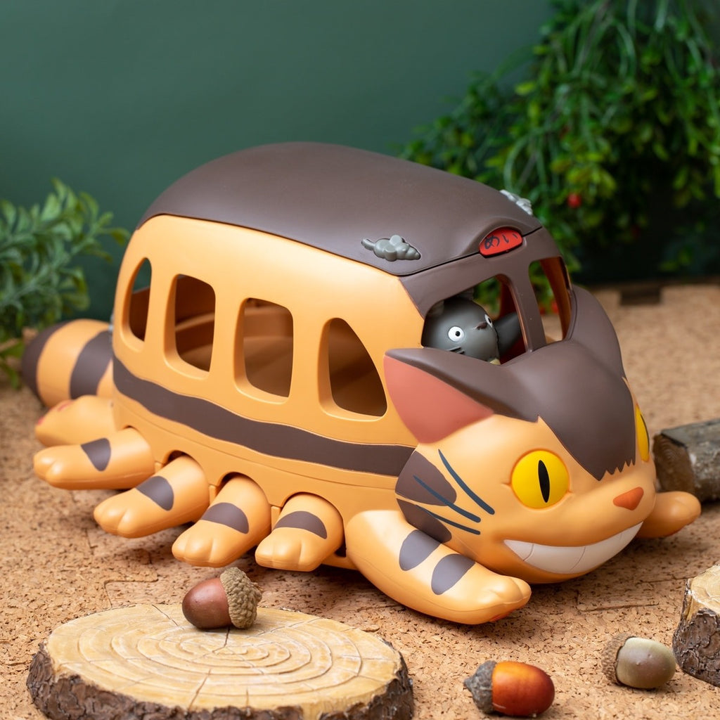 Studio Ghibli My Neighbour Totoro Catbus Interactive Moving Toy Storage Case