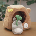 Studio Ghibli My Neighbor Totoro Tree Stump House Plush Playset with Totoro