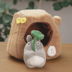 Studio Ghibli My Neighbor Totoro Tree Stump House Plush Playset with Totoro