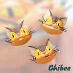 Studio Ghibli My Neighbor Totoro Catbus Face Magnet Set Full Box of 6