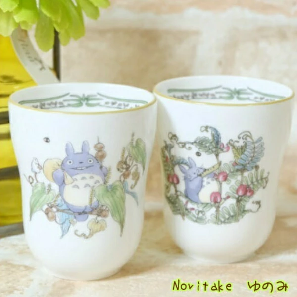 Studio Ghibli Noritake Totoro Yunomi Tea Cup Karasunoendou Yamanoimo Bone China