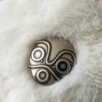 Studio Ghibli Princess Mononoke San Faux Fur Shell Pouch Mask Shell Zipper Pull