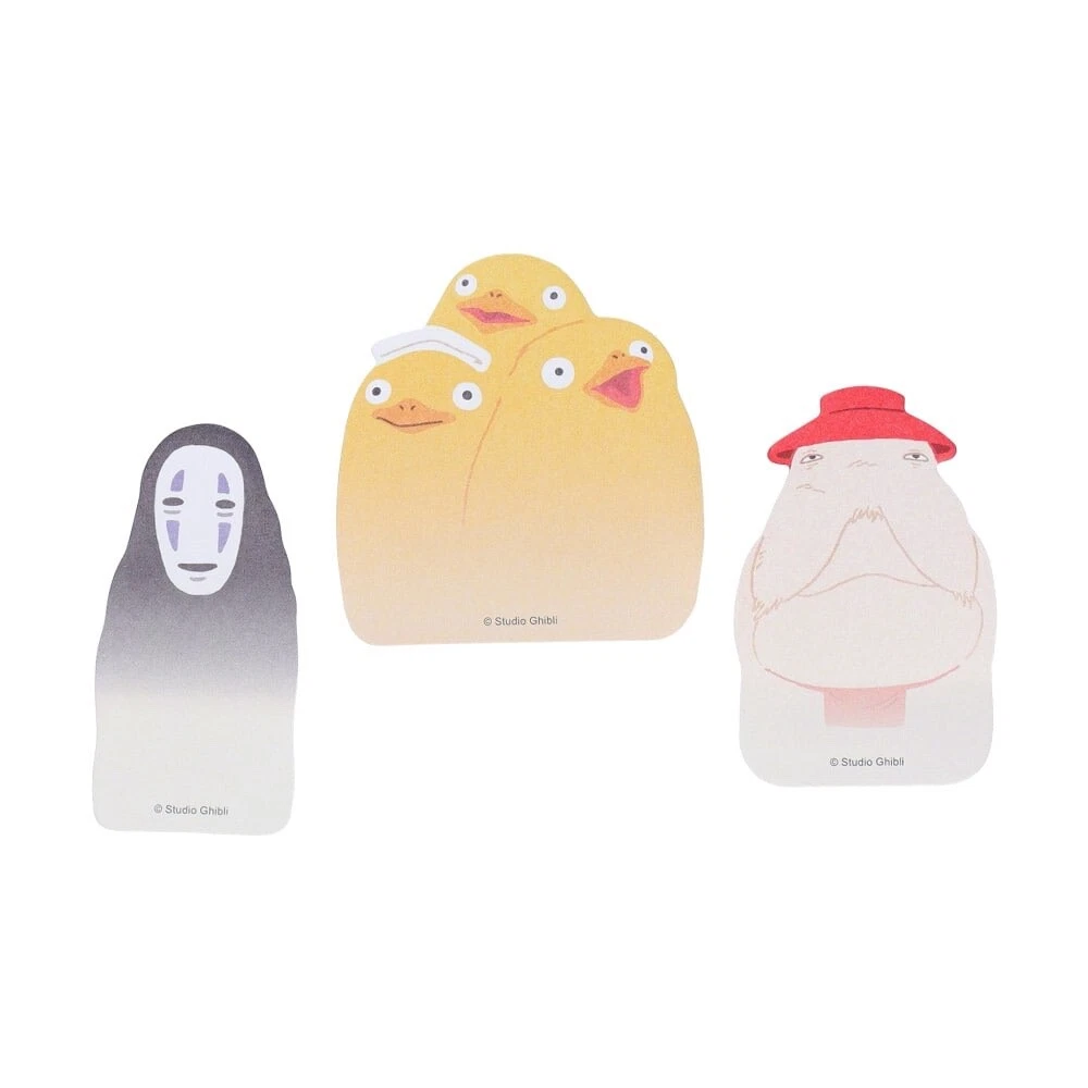 Studio Ghibli Spirited Away Stationery Gift Set File Notes Stamp Tape 4 Item