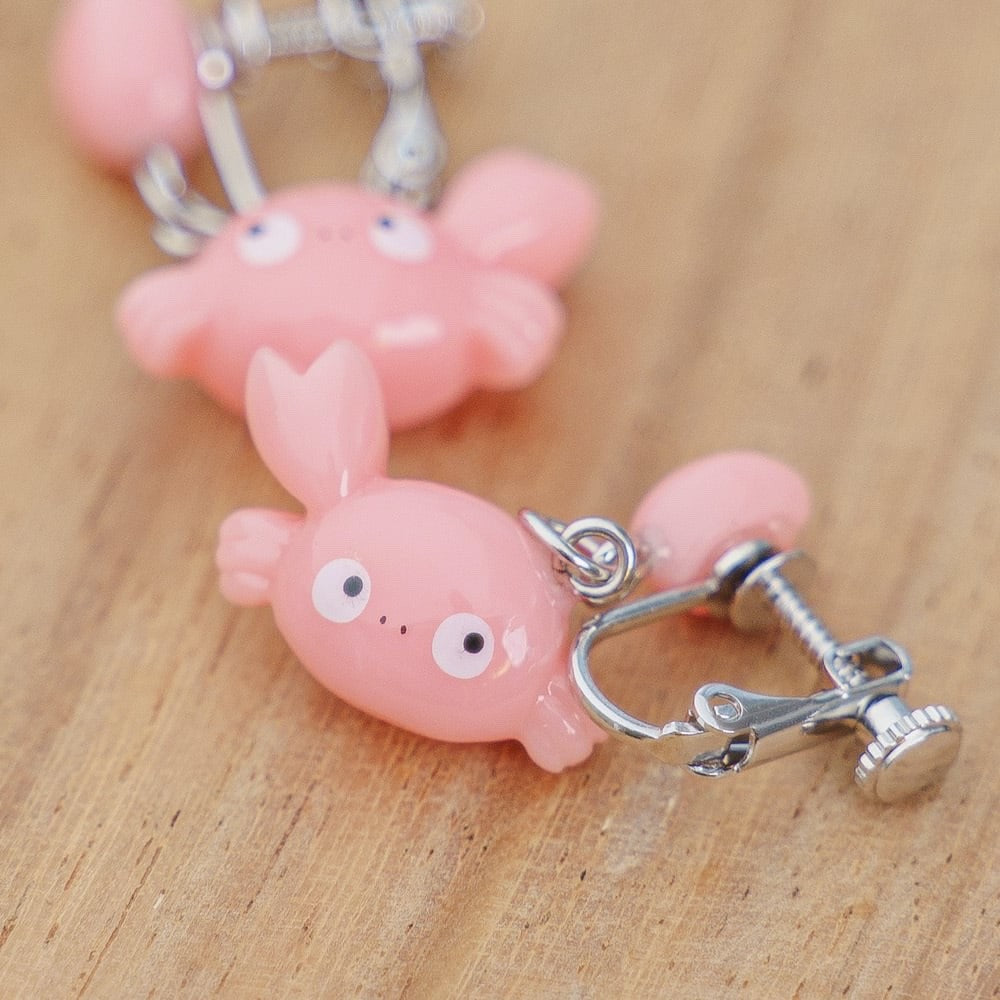 Studio Ghibli Totoro Mei Crab Earrings Story Collection Japan Rare Collectable
