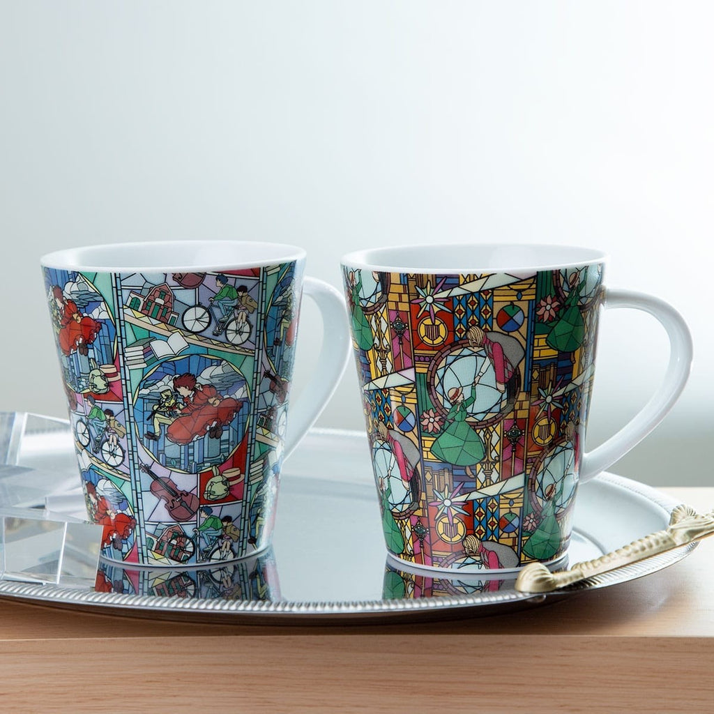 Donguri Closet Studio Ghibli Howl’s Moving Castle Stained Glass Art Mug Japan