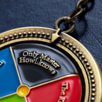Studio Ghibli Howls Moving Castle Door Dial Keychain Spinning Colour Official