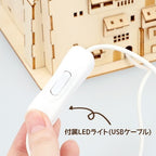 Studio Ghibli Spirited Away Wooden – The Bathhouse (Aburaya) with LED Light