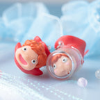 Studio Ghibli Ponyo Soft Vinyl Keychain – Stuck-in-Bottle Charm