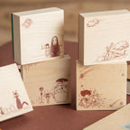 Studio Ghibli Stamp Set Totoro Kiki Jiji Spirited Away Rubber Stamps Japan
