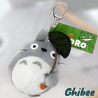 Studio Ghibli My Neighbor Totoro Fluffy Keychain – Big Totoro with Umbrella