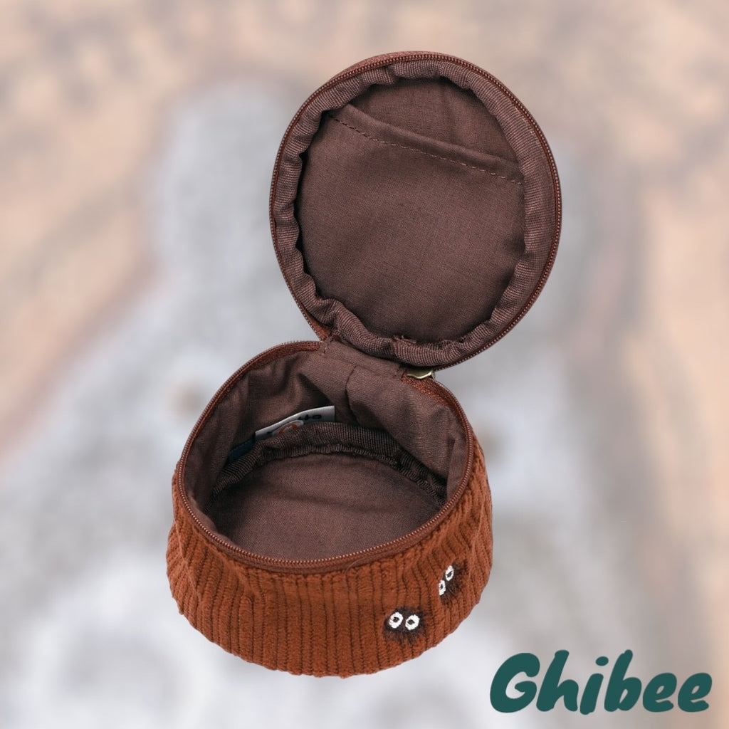 Studio Ghibli My Neighbor Totoro Log Style Pouch S Size Corduroy and Cork Design