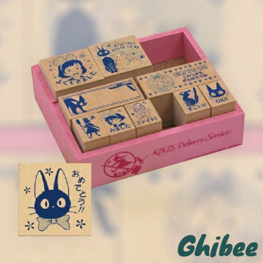 Studio Ghibli Kiki’s Delivery Service Wooden Reward Stamp Set – Jiji Designs