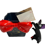 Studio Ghibli Kiki’s Delivery Service Jiji Red Ribbon Storage Holder Rare Japan