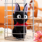 Studio Ghibli Kiki’s Delivery Service Plush Gigi in Basket M Size Official Japan