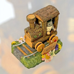 Studio Ghibli My Neighbor Totoro Forest Playground Series Rolling Train Figure