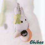 Studio Ghibli My Neighbor Totoro Small Totoro Mushroom Keychain Rare Collectable