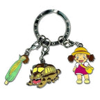 Studio Ghibli My Neighbor Totoro – 3-Piece Keyring Set Corn Mei Catbus