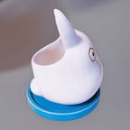 Studio Ghibli Planter - Small Totoro Planter “Chijimi” with Blue Saucer Rare