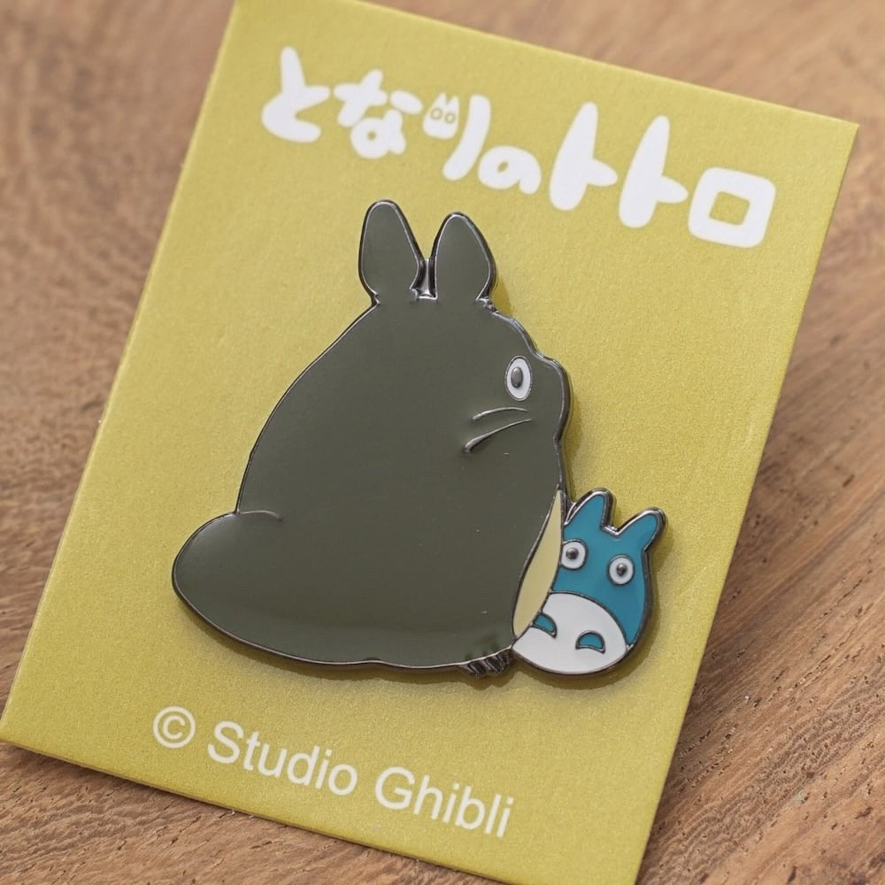 Official Studio Ghibli Ename Pin Badge 38 Designs Totoro Howl Ponyo & More Japan