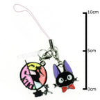 Studio Ghibli Kiki Delivery Service Jiji Stained Glass Phone Strap MH-31 Gift