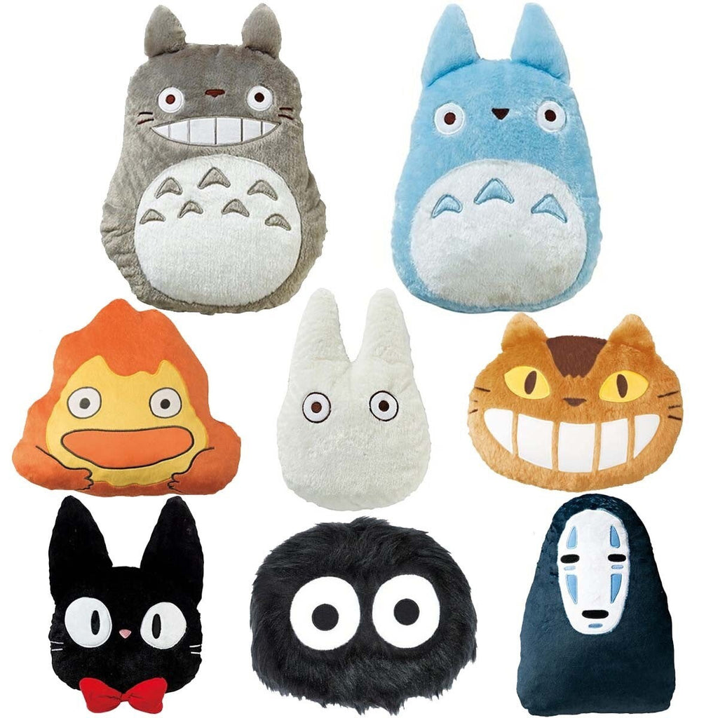 Studio Ghibli Memory Foam Cushion Totoro Catbus Jiji NoFace Calcifer Soft Plush