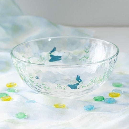 Studio Ghibli My Neighbour Glass Bowl Chasing Scene Design Official Madein Japan