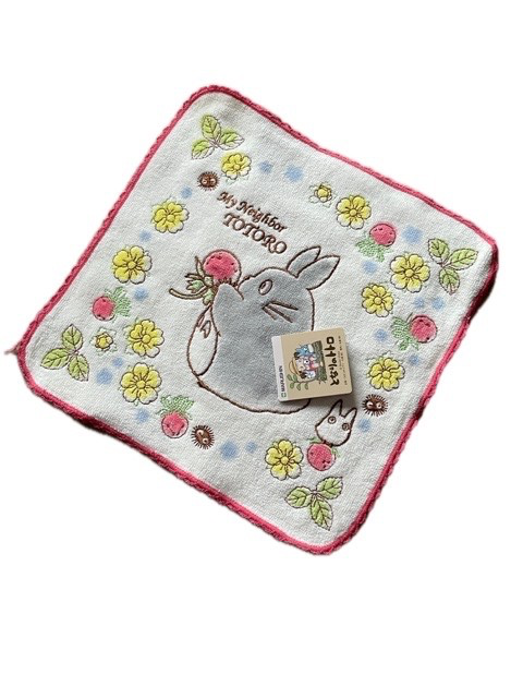 Studio Ghibli Mini Towel 25x25cm 100% Cotton Totoro Laputa & More Japan